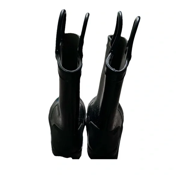 Toddler Black Rain Boots Size 10 Waterproof - Picture 3 of 5
